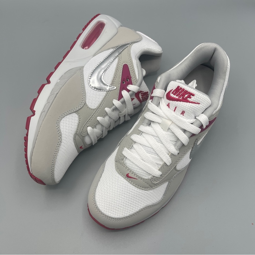 Nike Women Air Max Correlate /WHITE/STRATA GREY/SPORT FUCHSIA/METALLIC/Size7.5/6 - Picture 5 of 14